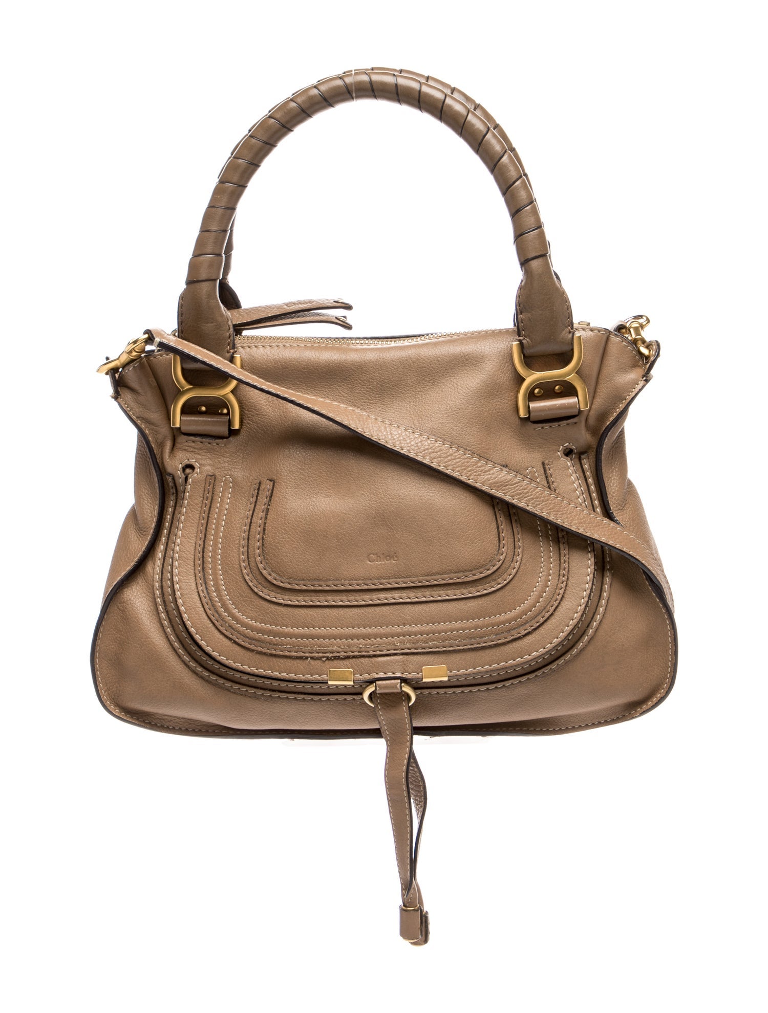 Chloe Leather Marcie Crossbody Large