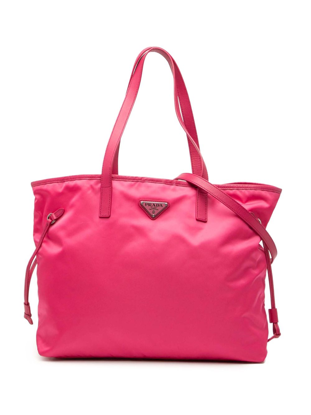 2013-2025 Saffiano Trimmed Tessuto Open Convertible Tote satchel