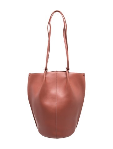 Leather Bucket Bag