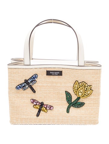 Kate Spade Straw Top Handle Bag