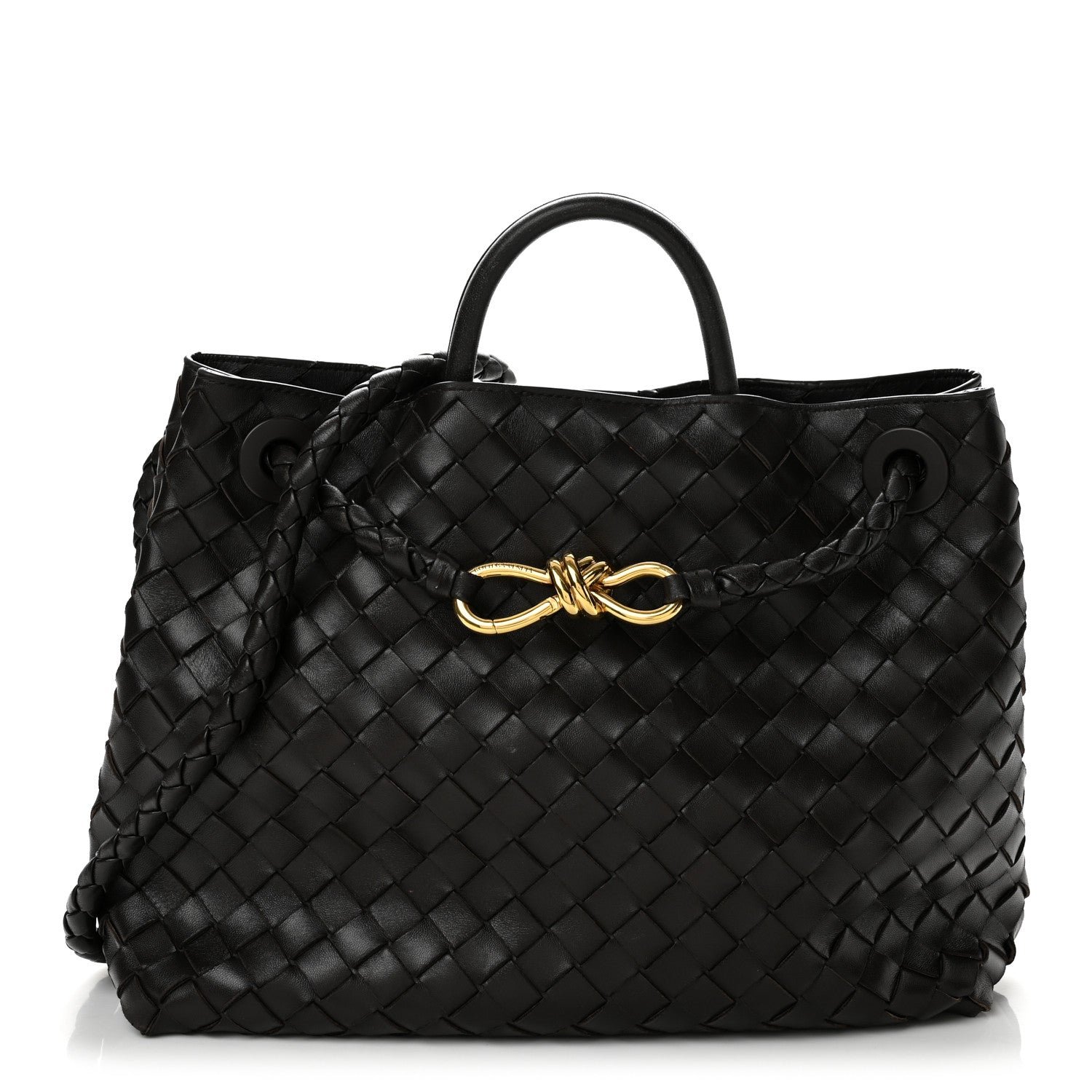 Bottega Veneta Bottega Veneta Nappa Intrecciato Medium Andiamo Shoulder Bag Fondant