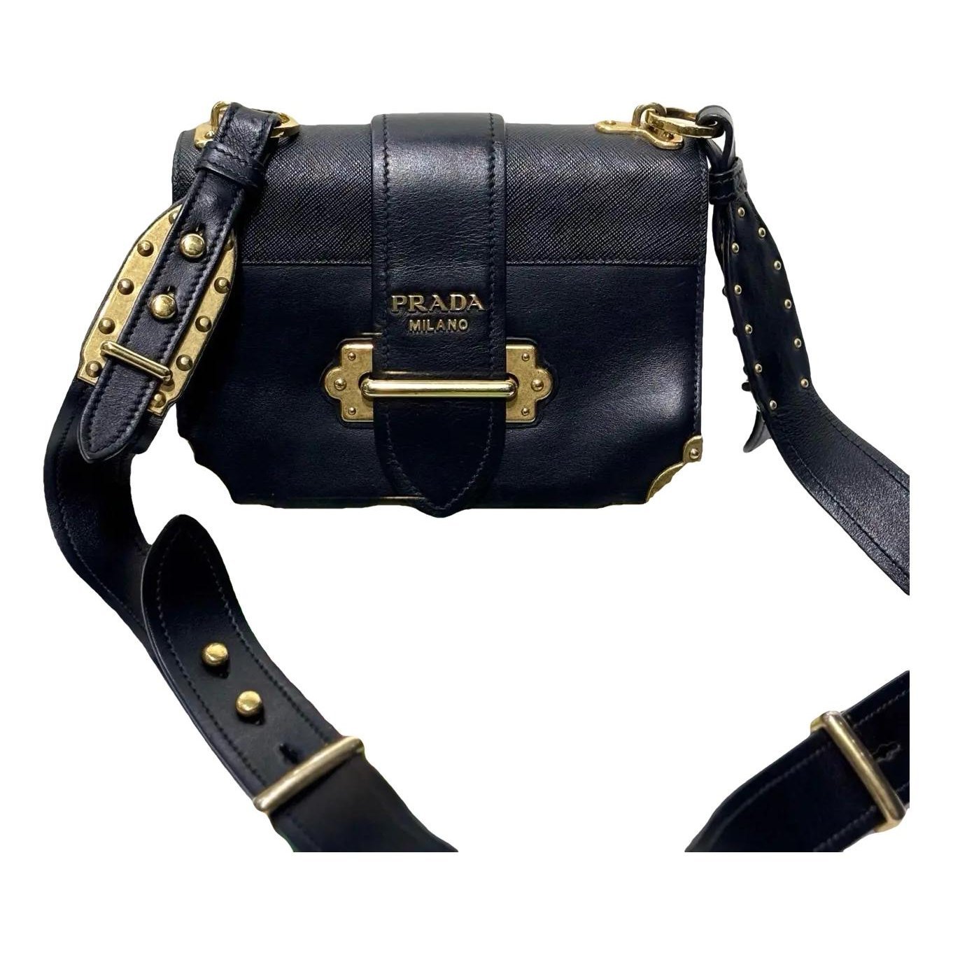 Cahier leather crossbody bag