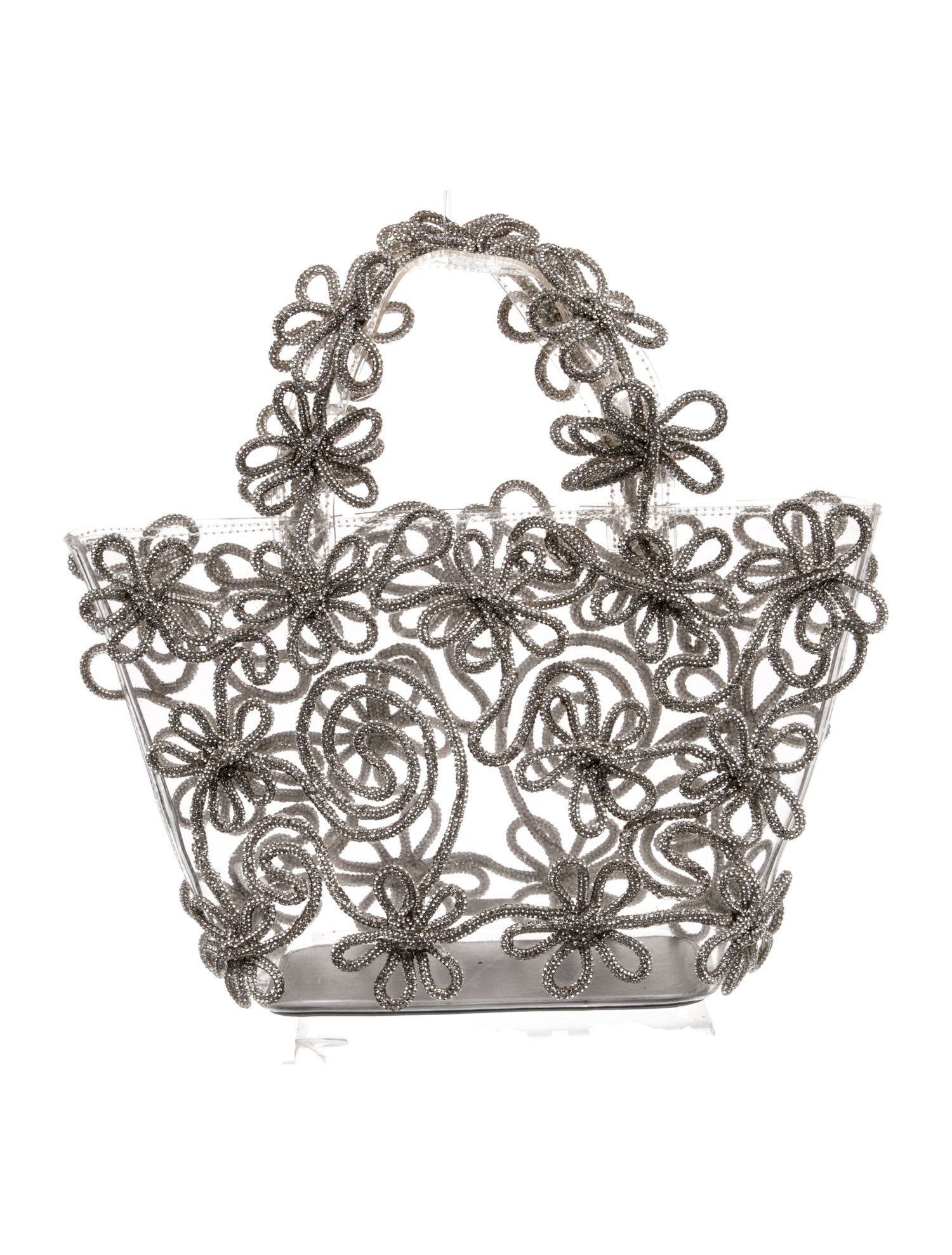 Crystal Top Handle Bag