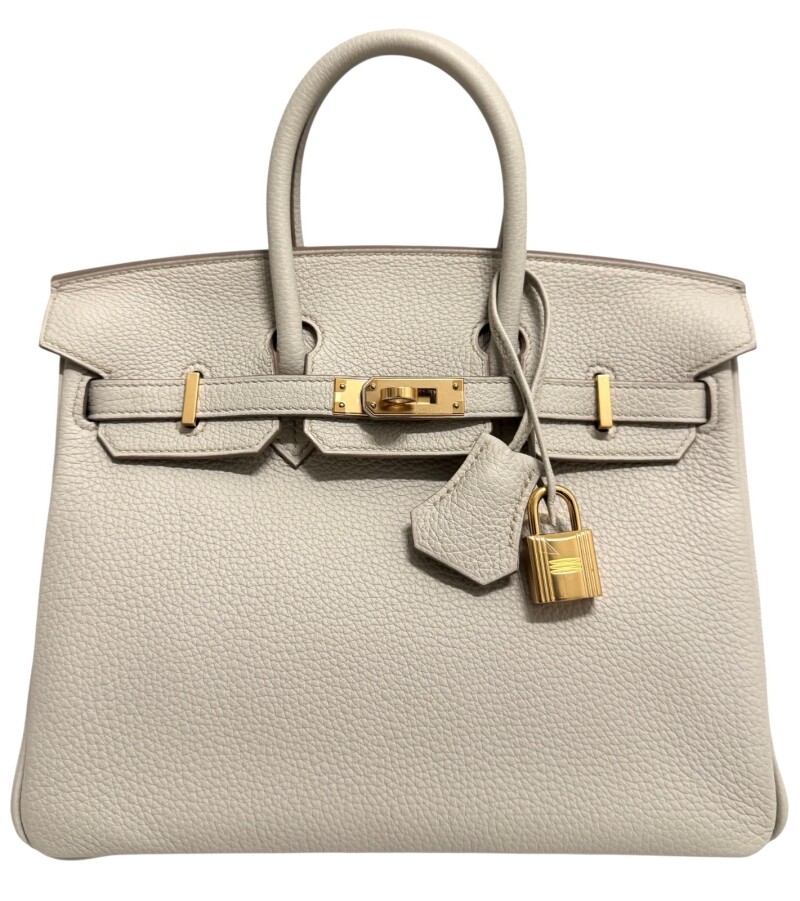 Hermes Beton Togo Birkin 25 Gold Hardware, 2022