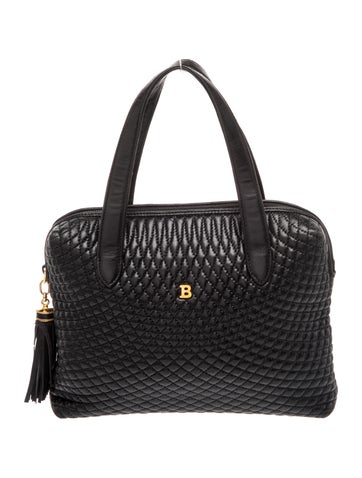 Leather Top Handle Bag