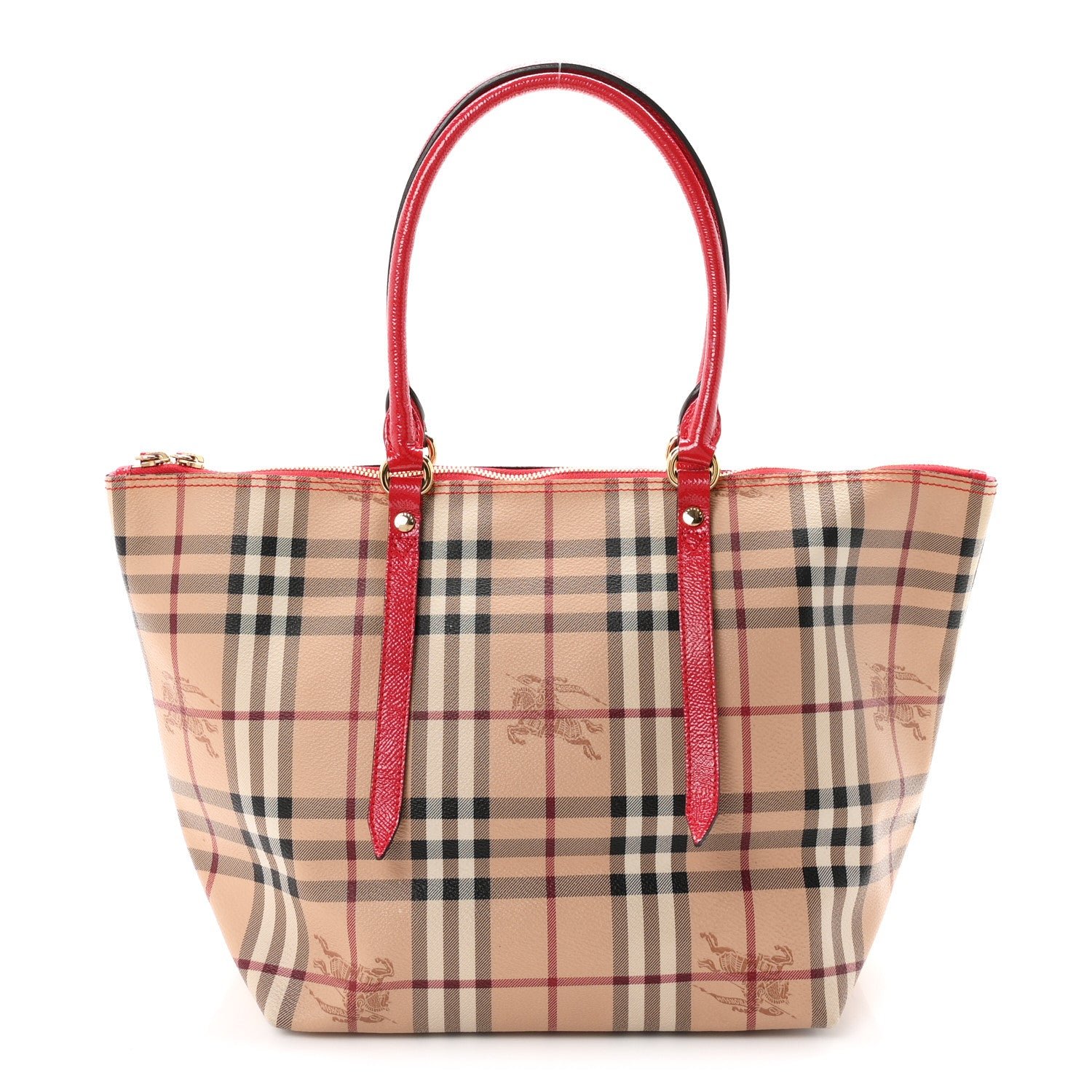 Burberry Burberry Haymarket Check Small Salisbury Tote Bright Rose