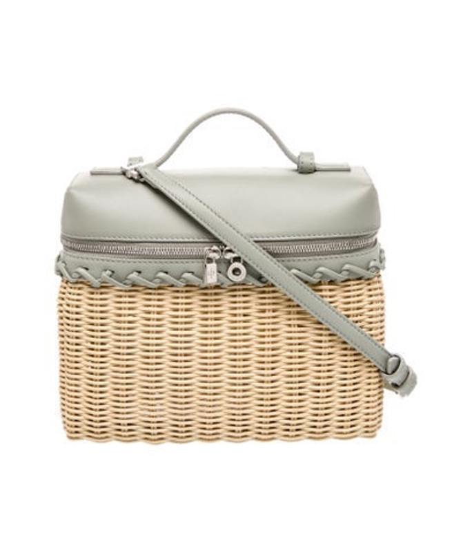 Loro Piana Piana Rattan Top Handle Bag
