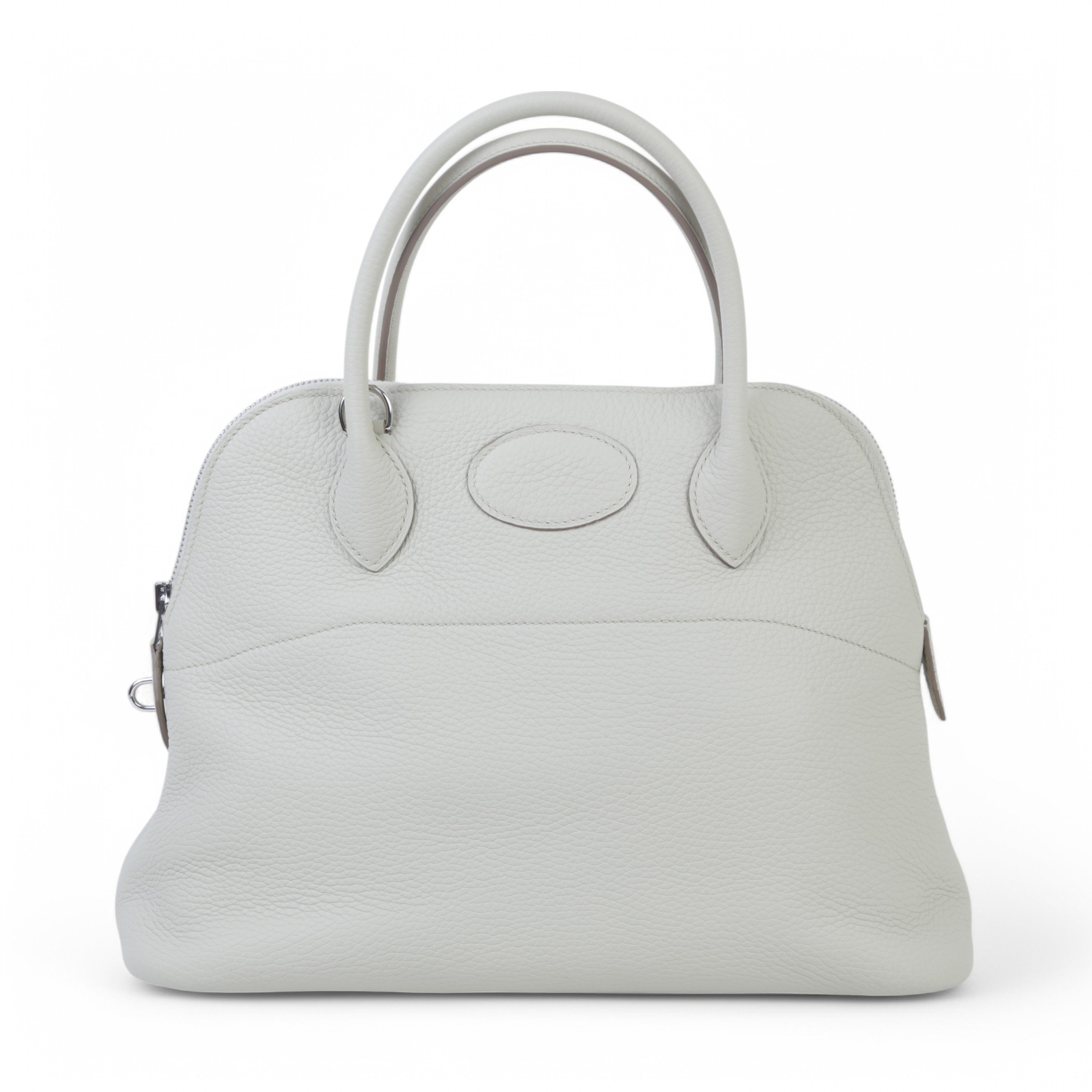 Hermes Very Good ( Rank A)  HERMÈS  Bolide 31 Beton (8L) Clemence Palladium hardware D (2019)
