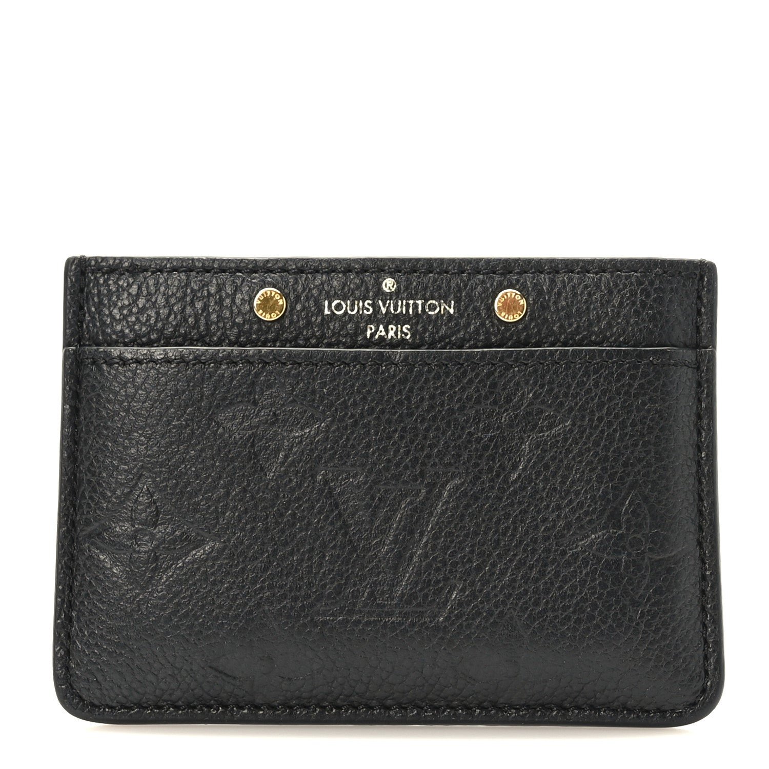 Louis Vuitton Empreinte Card Holder Black