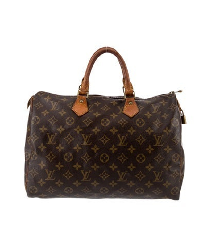 Louis Vuitton Vuitton Lv Monogram Speedy 35