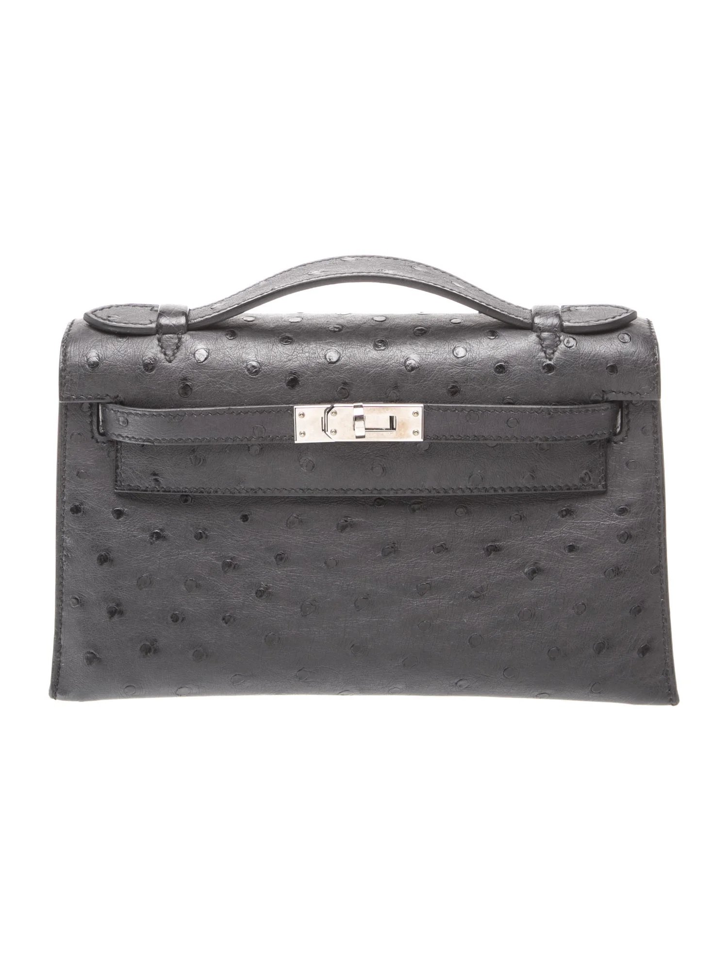 Ostrich Kelly Pochette