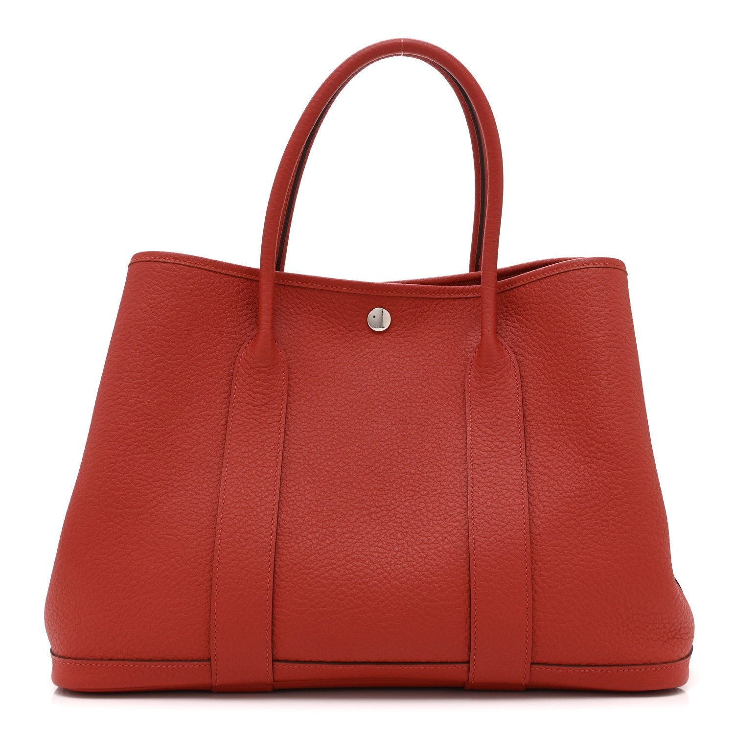 Hermes Vache Country Garden Party 36 MM Rouge Venetian