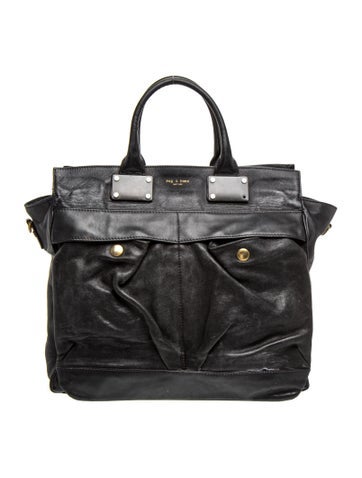 Leather Top Handle Bag