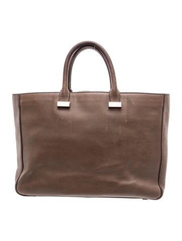 The Row Leather Top Handle Bag