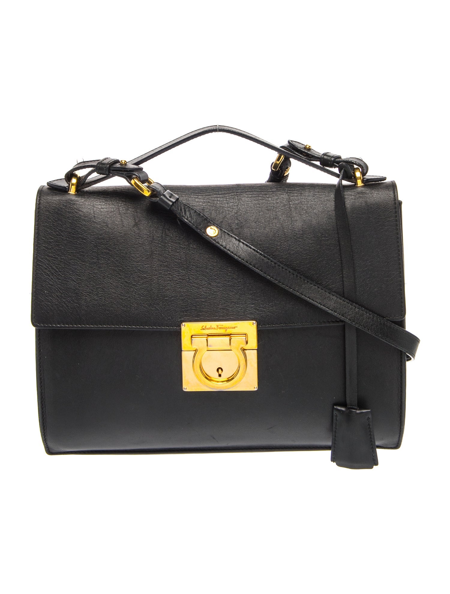 Ferragamo Leather Shoulder Bag