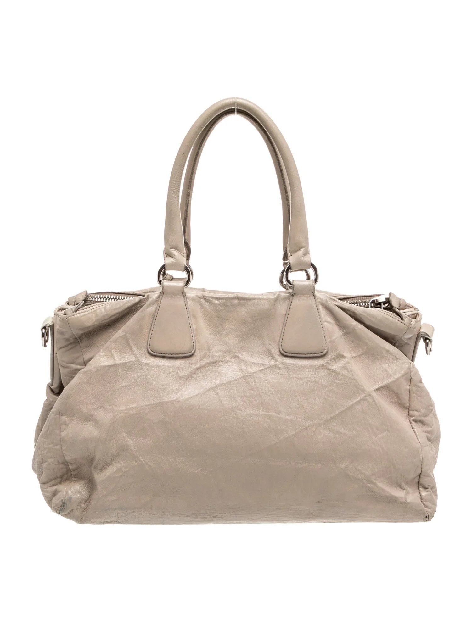 Tessuto Nylon Top Handle Bag