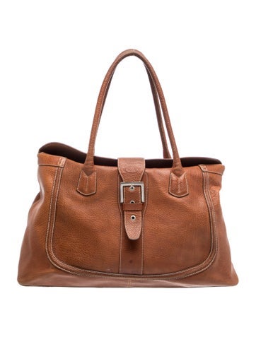 Leather Top Handle Bag