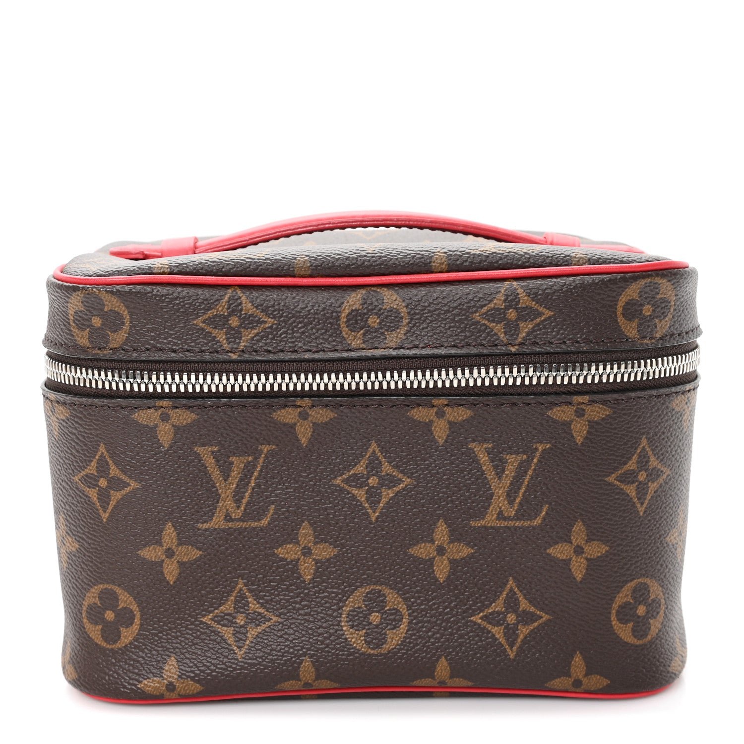 Louis Vuitton Monogram Macassar Nice Mini Rouge