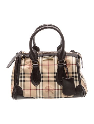 Haymarket Check Top Handle Bag