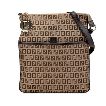 Calf Leather Zucchino Canvas Crossbody