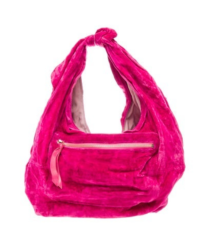 Nina Ricci Ricci Velvet Top Handle Bag