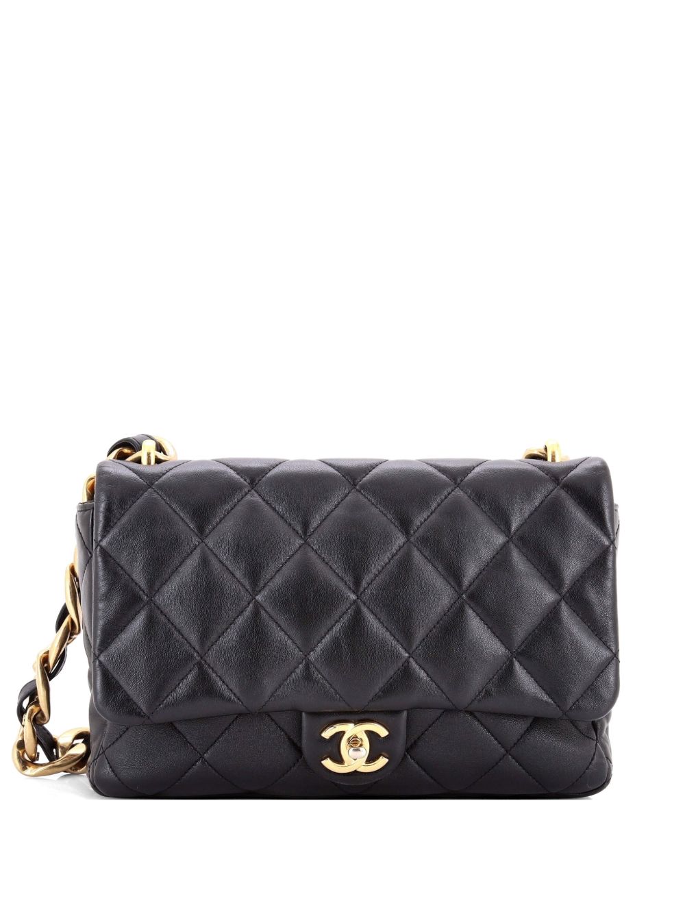 Funky Town Flap Bag Quilted Lambskin Large shoulder bag