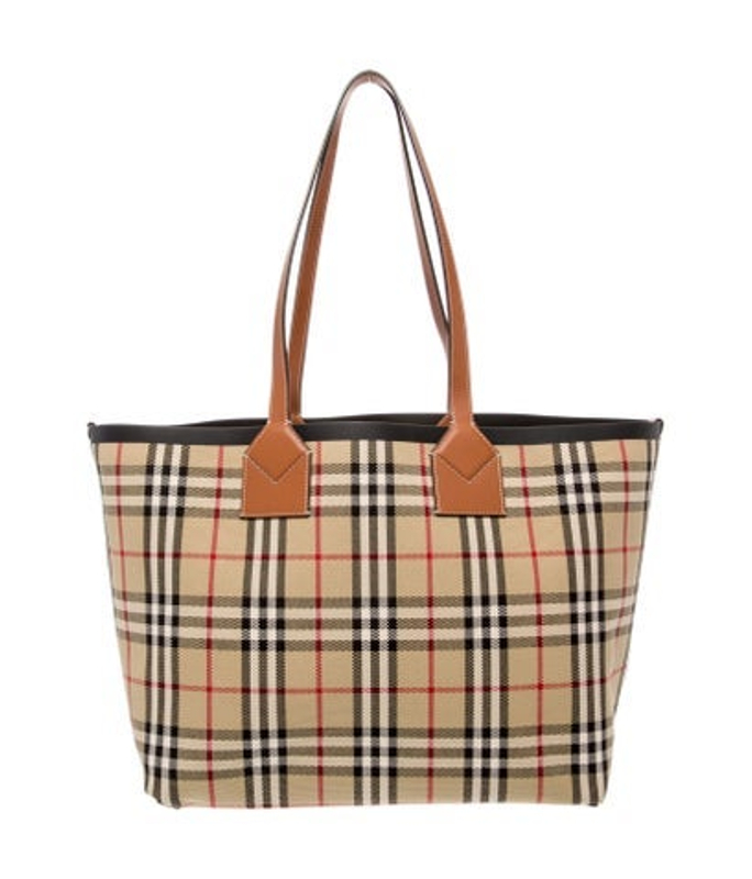 Burberry Vintage Check London Tote Large