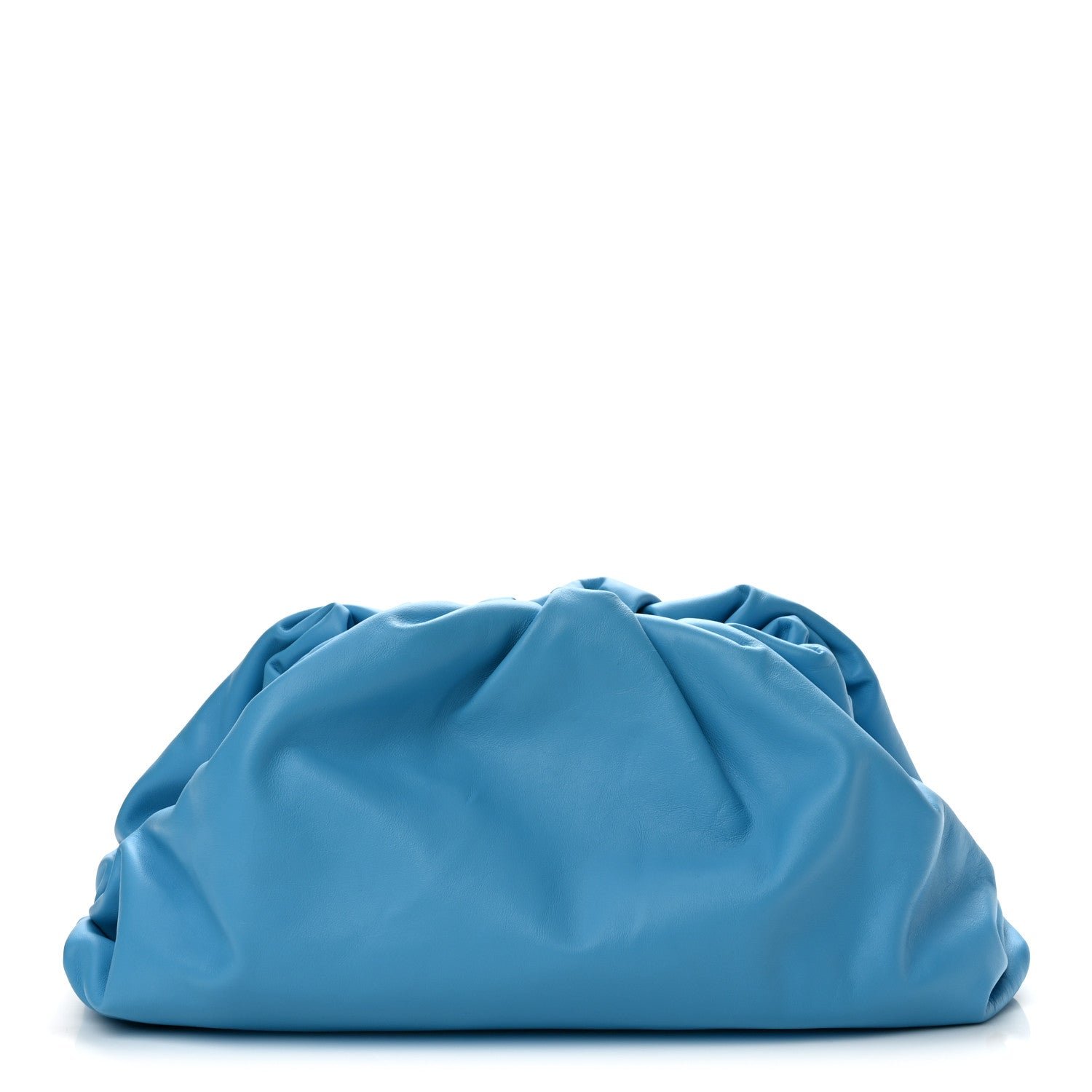 Bottega Veneta Smooth Butter Calf The Pouch Oversized Clutch Swimming Pool