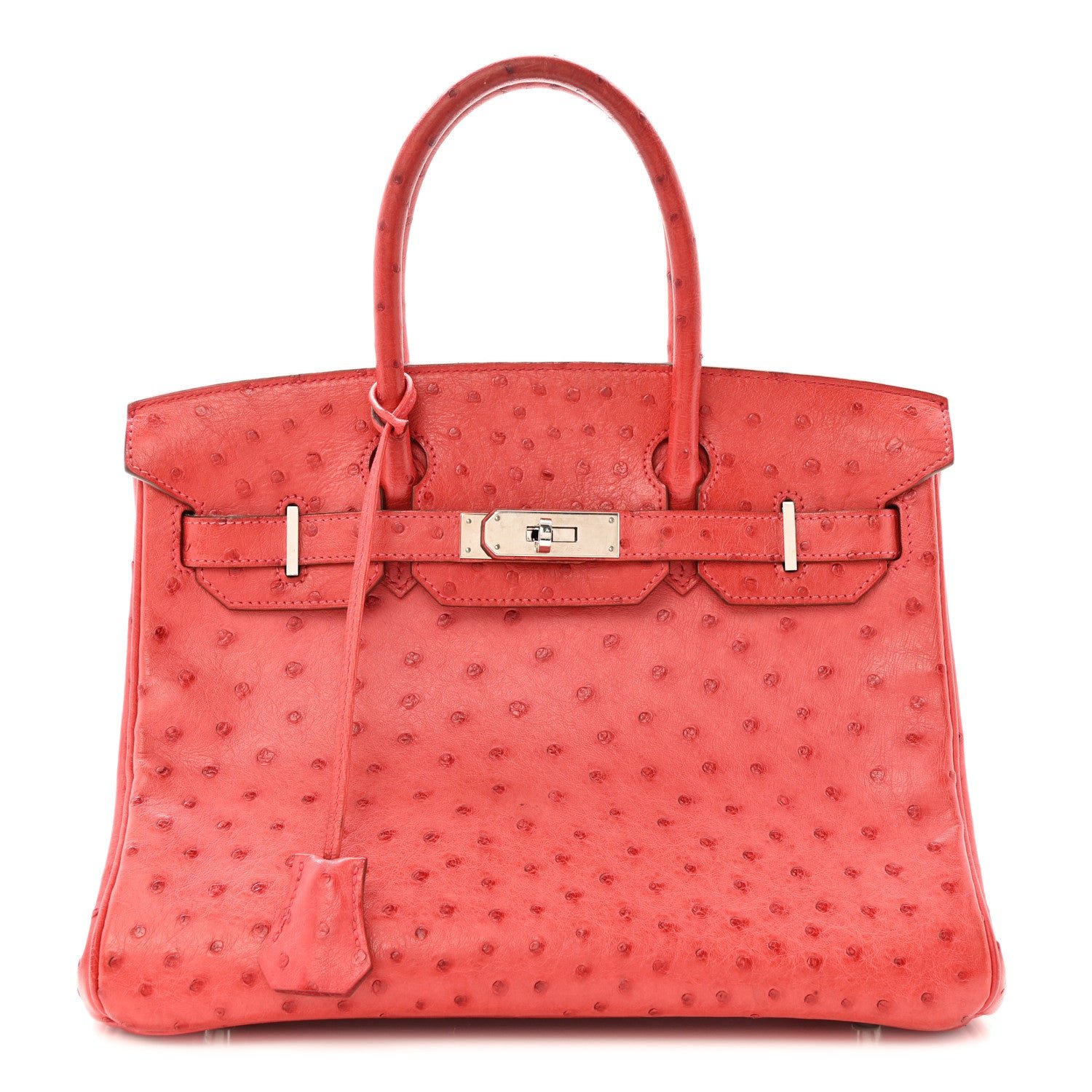 Hermes Hermes Ostrich Birkin 30 Rouge Vif