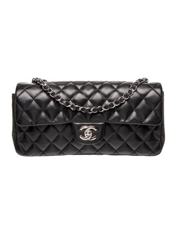 Quilted E/W Flap Bag