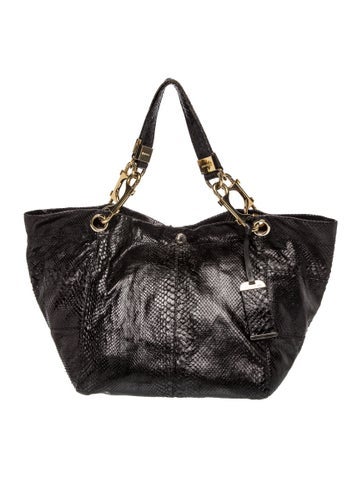 Embossed Leather Hobo