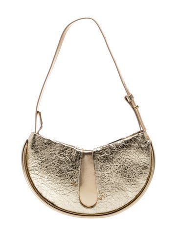Themoire Leather Shoulder Bag