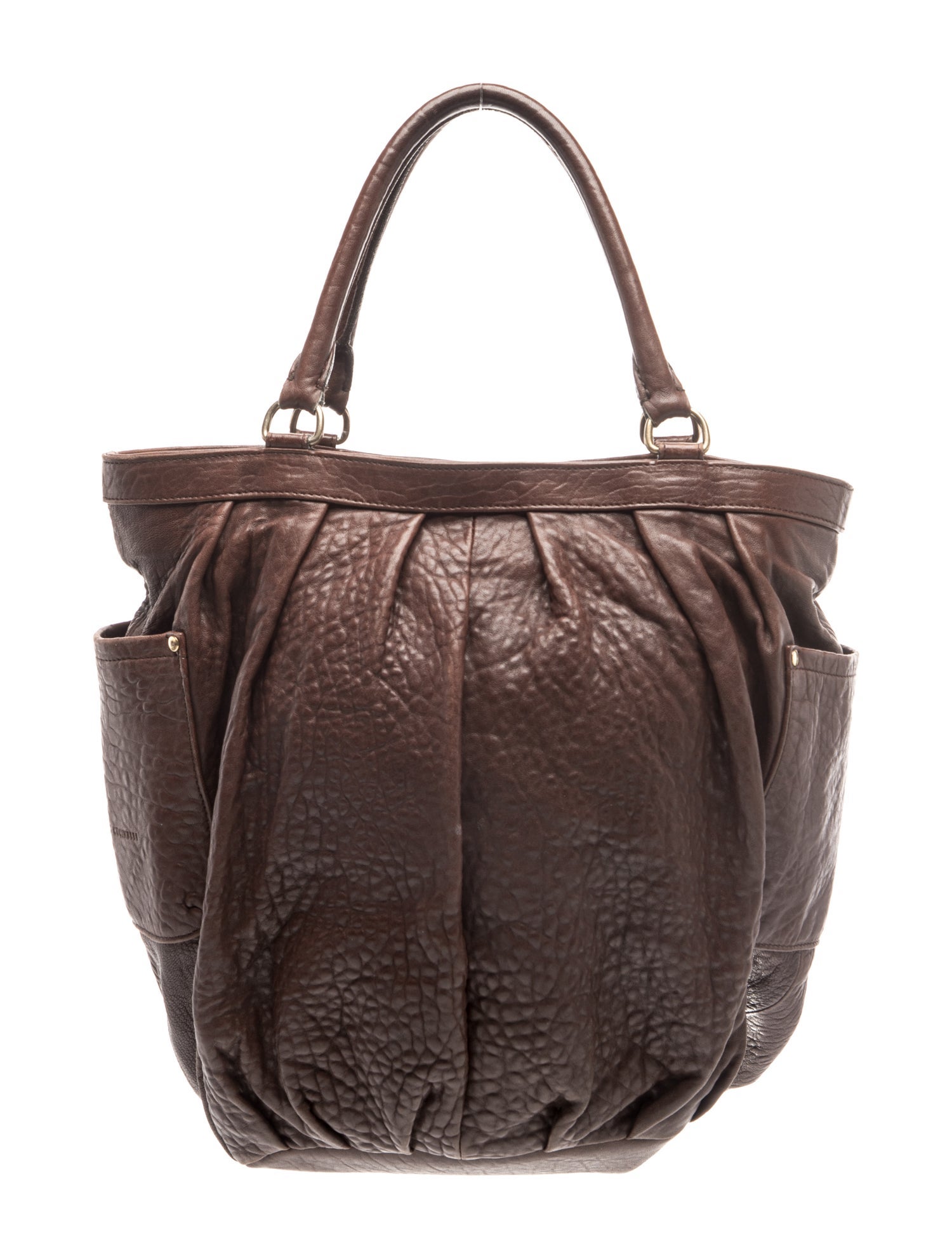 Brunello Cucinelli Leather Top Handle Bag