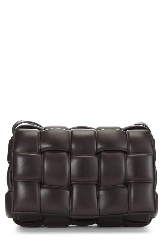 Brown Maxi Intrecciato Padded Cassette