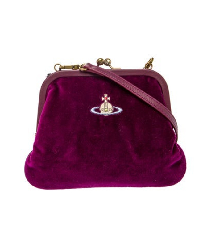 Vivienne Westwood Westwood Velvet Shoulder Bag