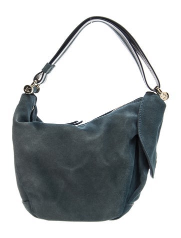 Suede Top Handle Bag