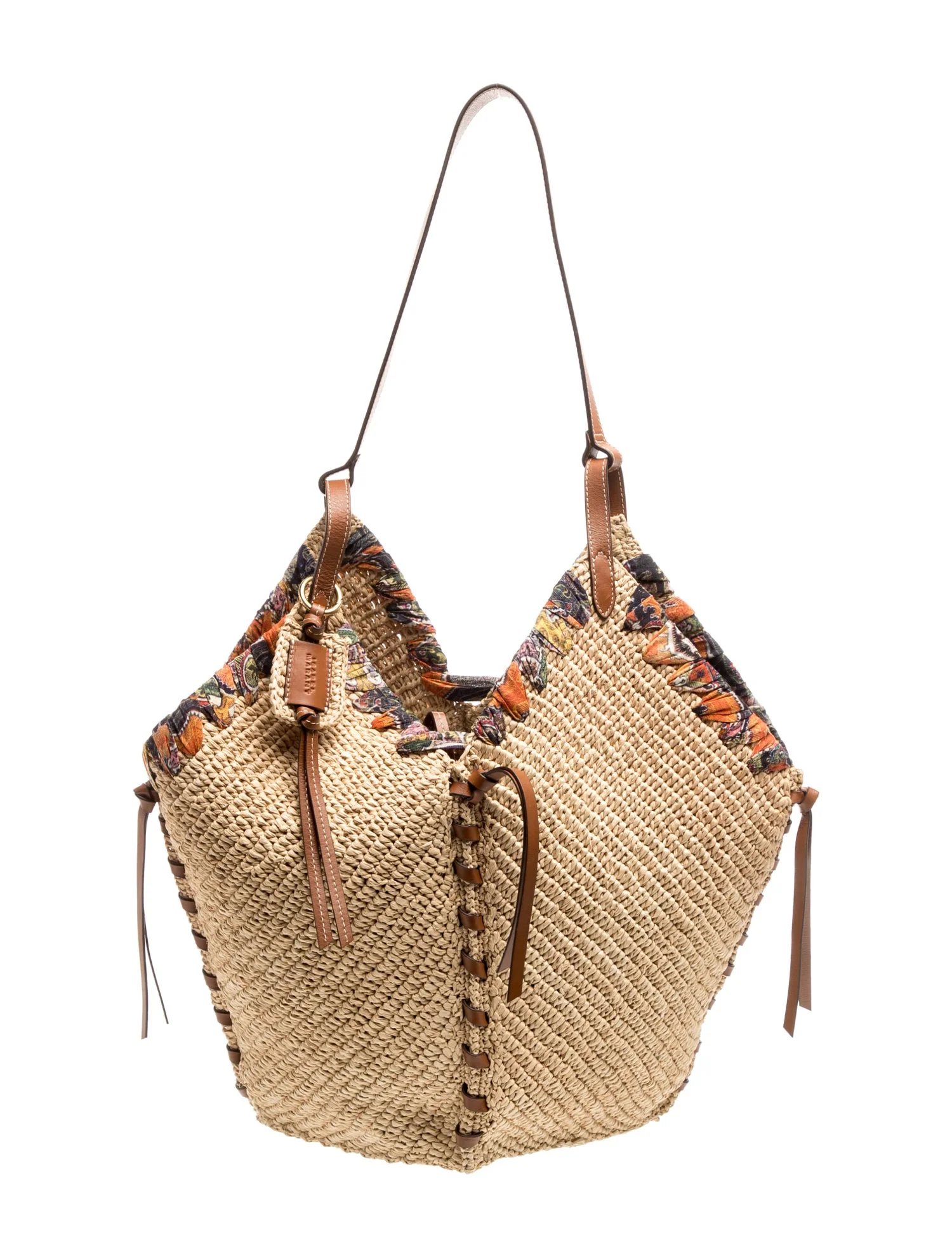 Raffia Shoulder Bag