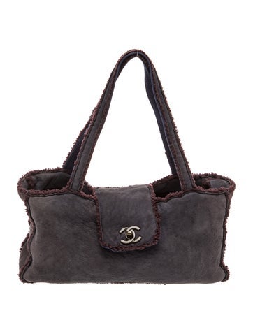 Shearling CC Shoulder Bag