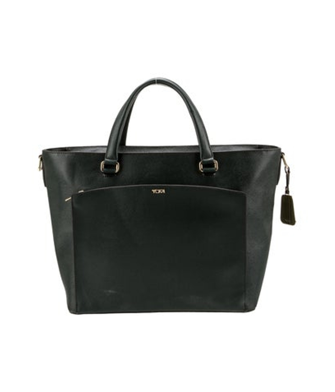Tumi Leather Top Handle Bag