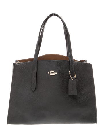 Leather Top Handle Bag