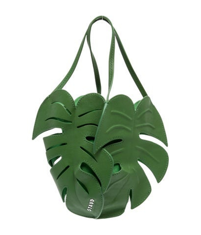 Staud Leather Top Handle Bag