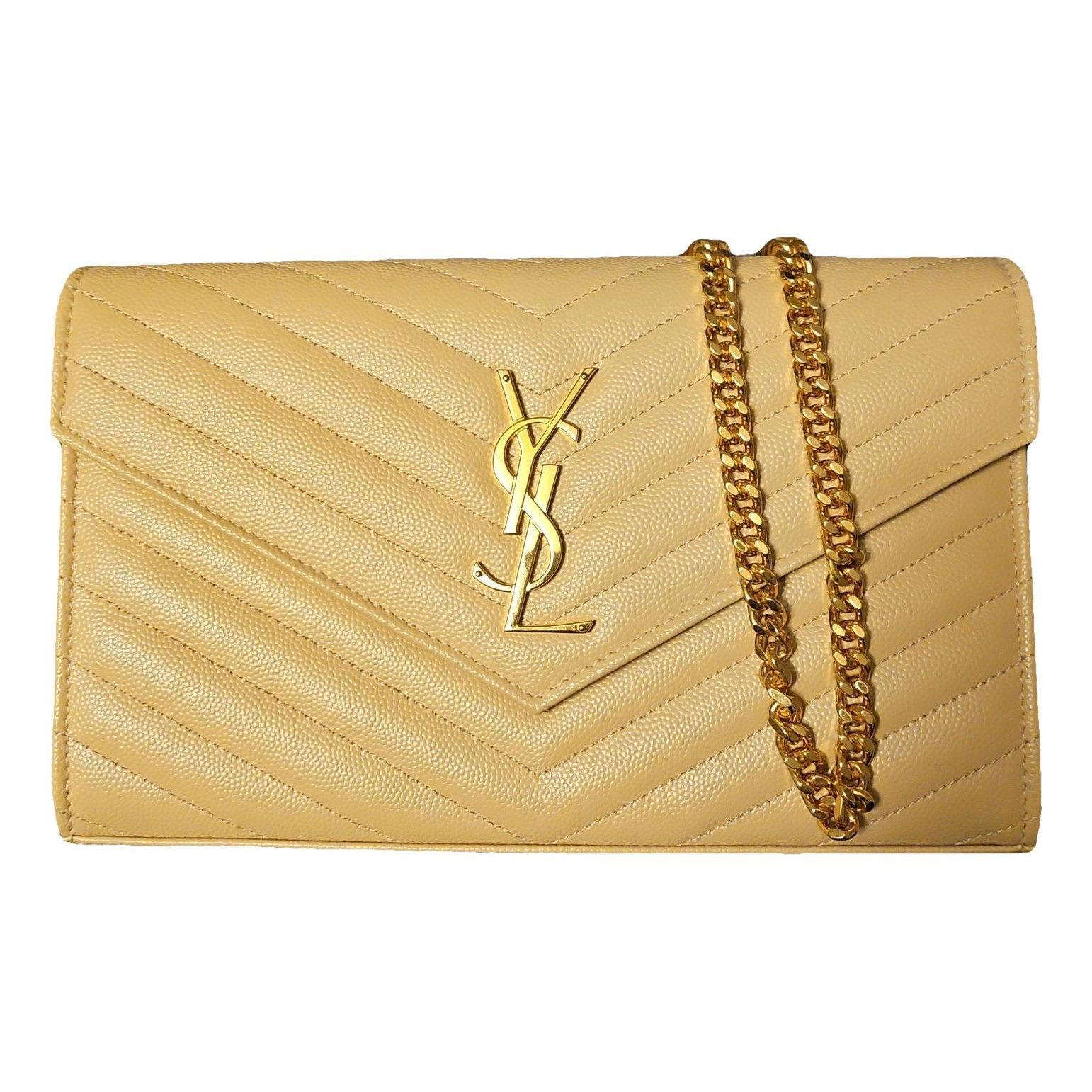 Leather clutch bag