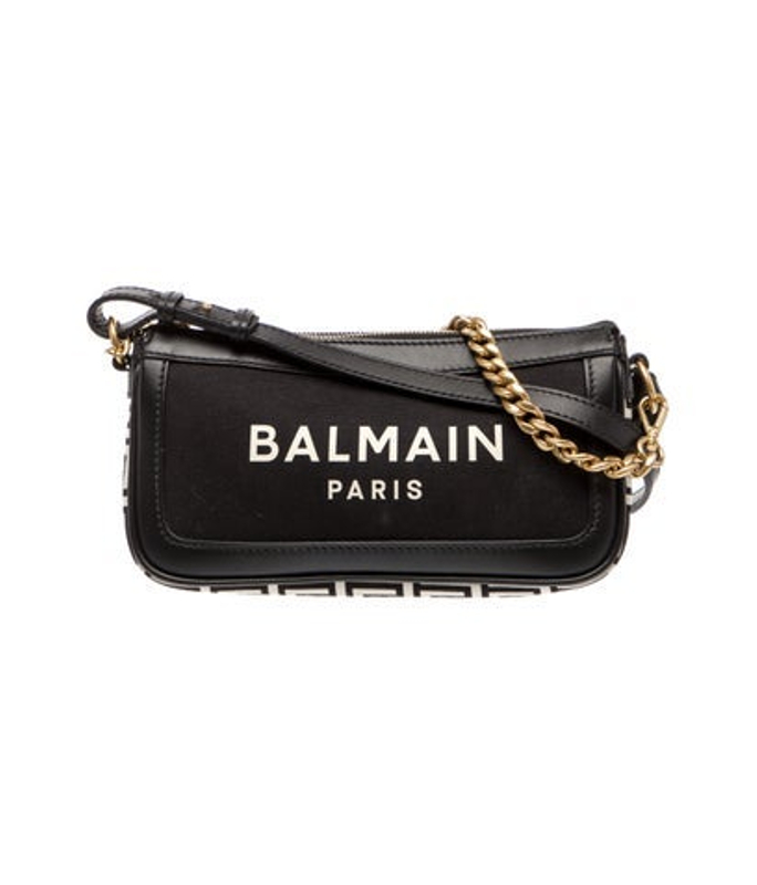Balmain Canvas B Army Shoulder Bag
