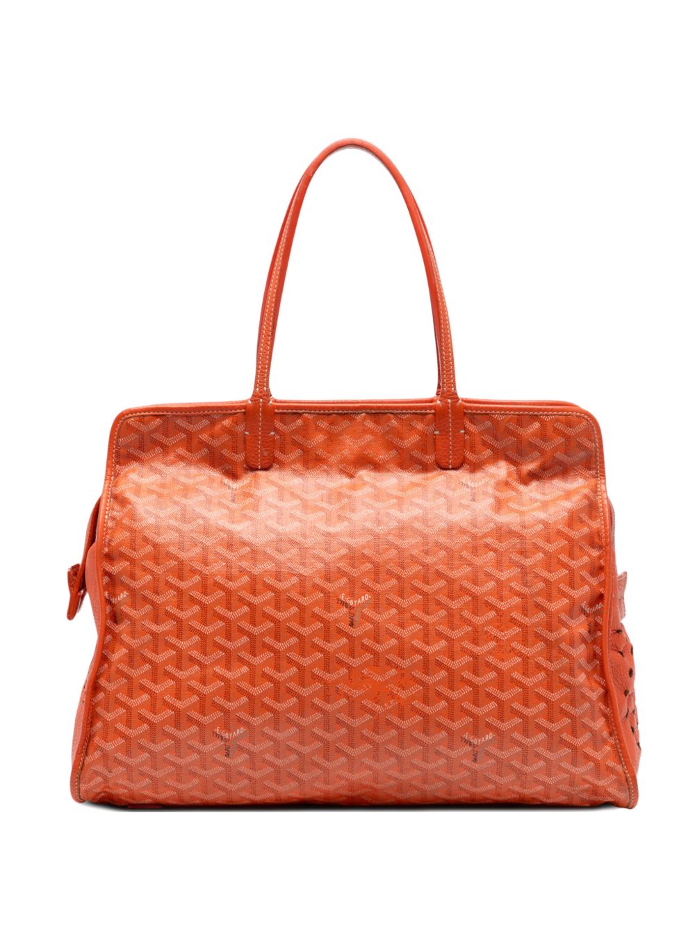 Goyard 2012 Goyardine Sac Hardy Pet Carrier PM travel bag