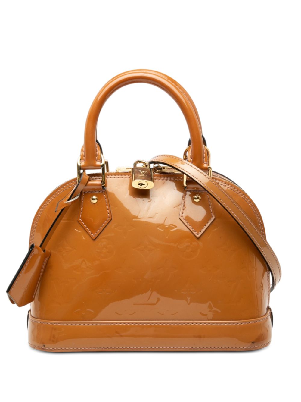 2013 Monogram Vernis Alma BB satchel