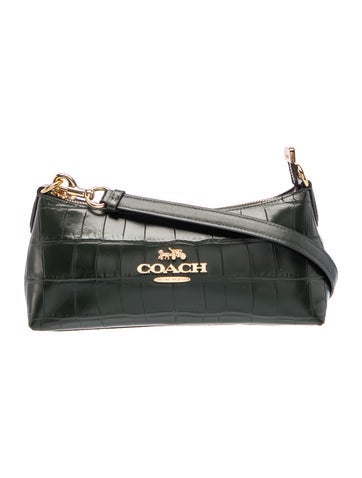Embossed Leather Crossbody Bag