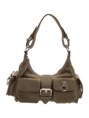 The Kooples Canvas Shoulder Bag