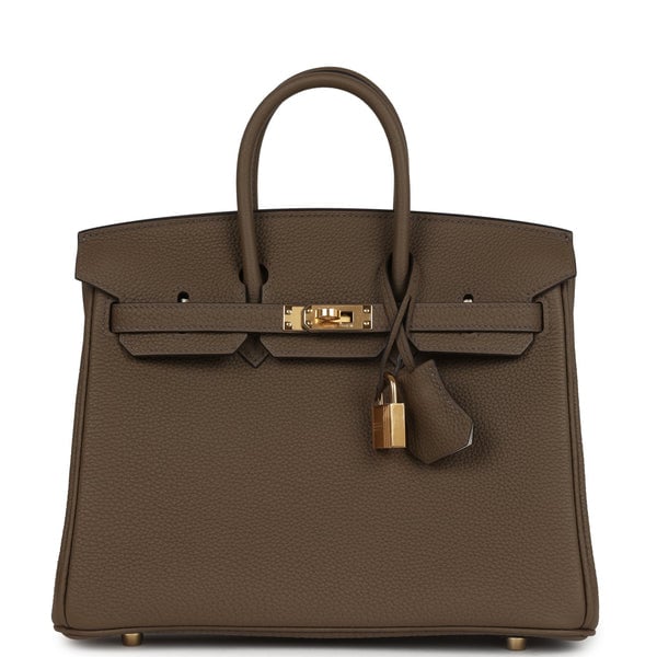 Hermes Hermes Birkin 25 Toundra Verso Togo Gold Hardware