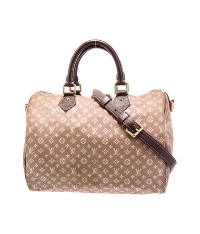 Louis Vuitton Vuitton Monogram Mini Lin Speedy Bandouliere 30