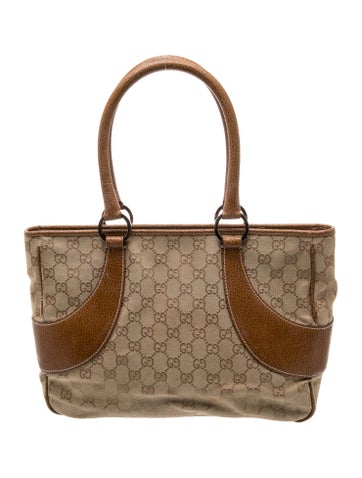 GG Canvas Top Handle Bag